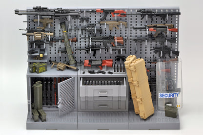 TOMYTEC Little Armory LD008 Gun Rack C Scale Model Kit