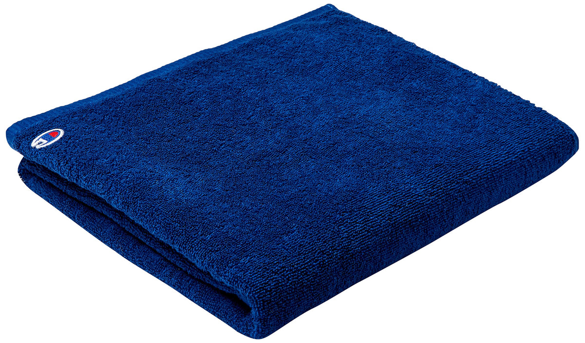 Marushin Face Towel with Major Patch Navy 34x80cm