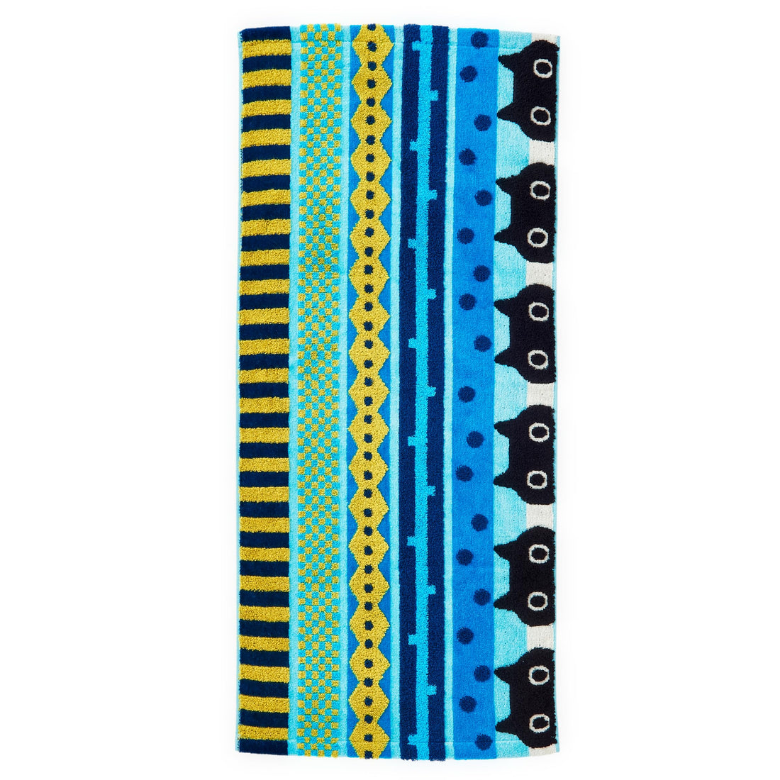 Nishikawa Soft Cotton Face Towel 34x75cm Gentle Touch Blue