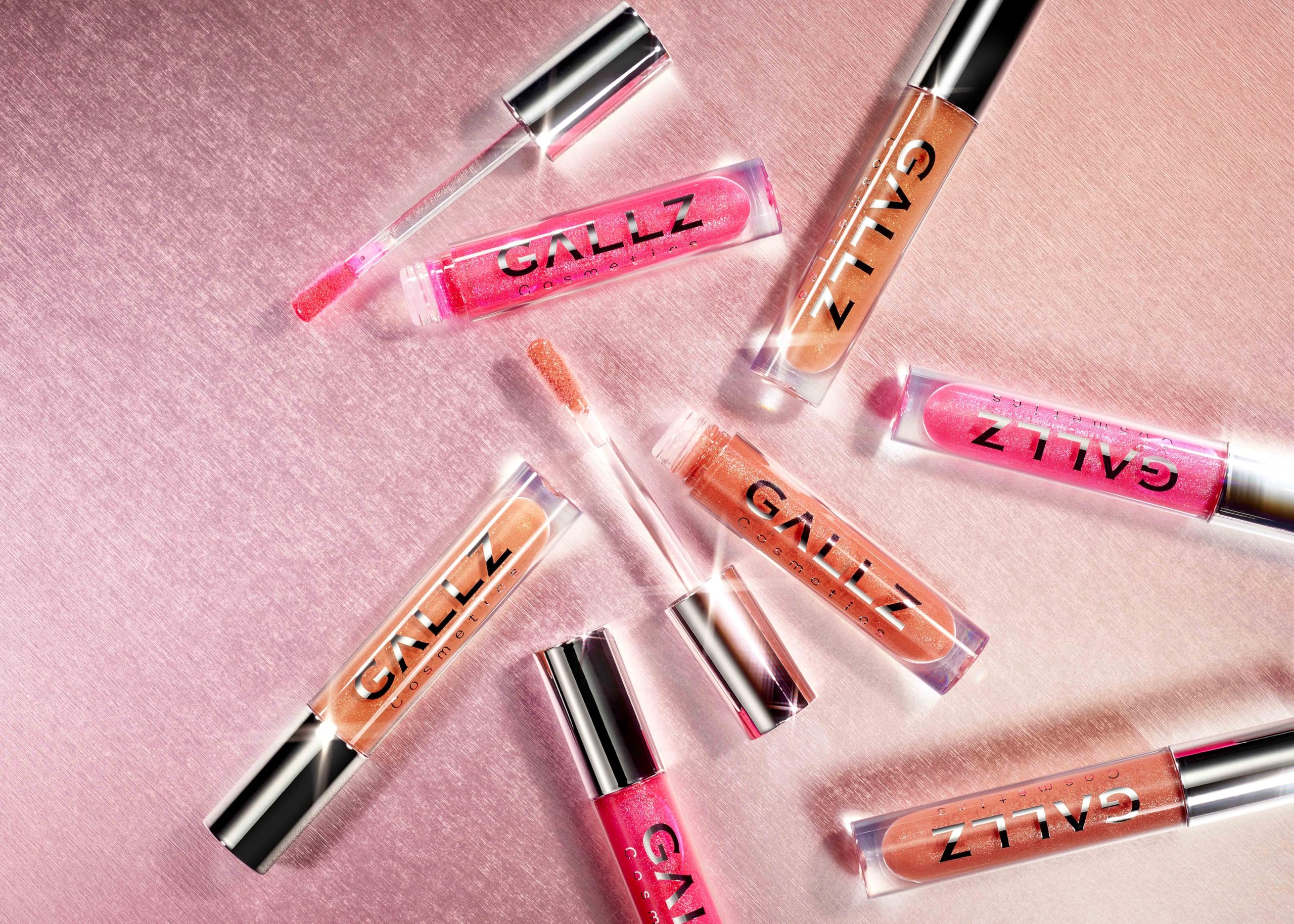 GALLZ Flashy Gloss 01 Hime Pink 2.8g Lip Gloss with Sparkle
