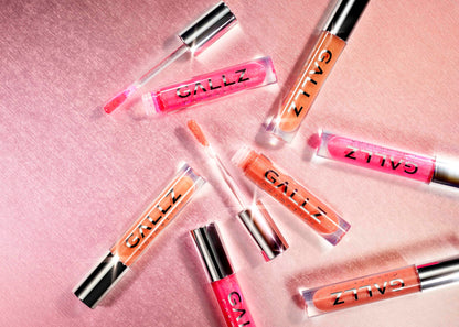 GALLZ Flashy Gloss 01 Hime Pink 2.8g Lip Gloss with Sparkle