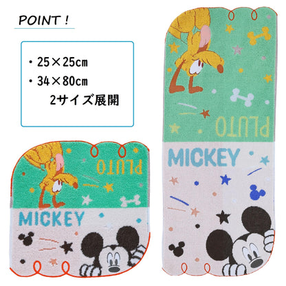 Marushin Face Towel Disney Mickey Mouse 100% Cotton Antimicrobial Gift