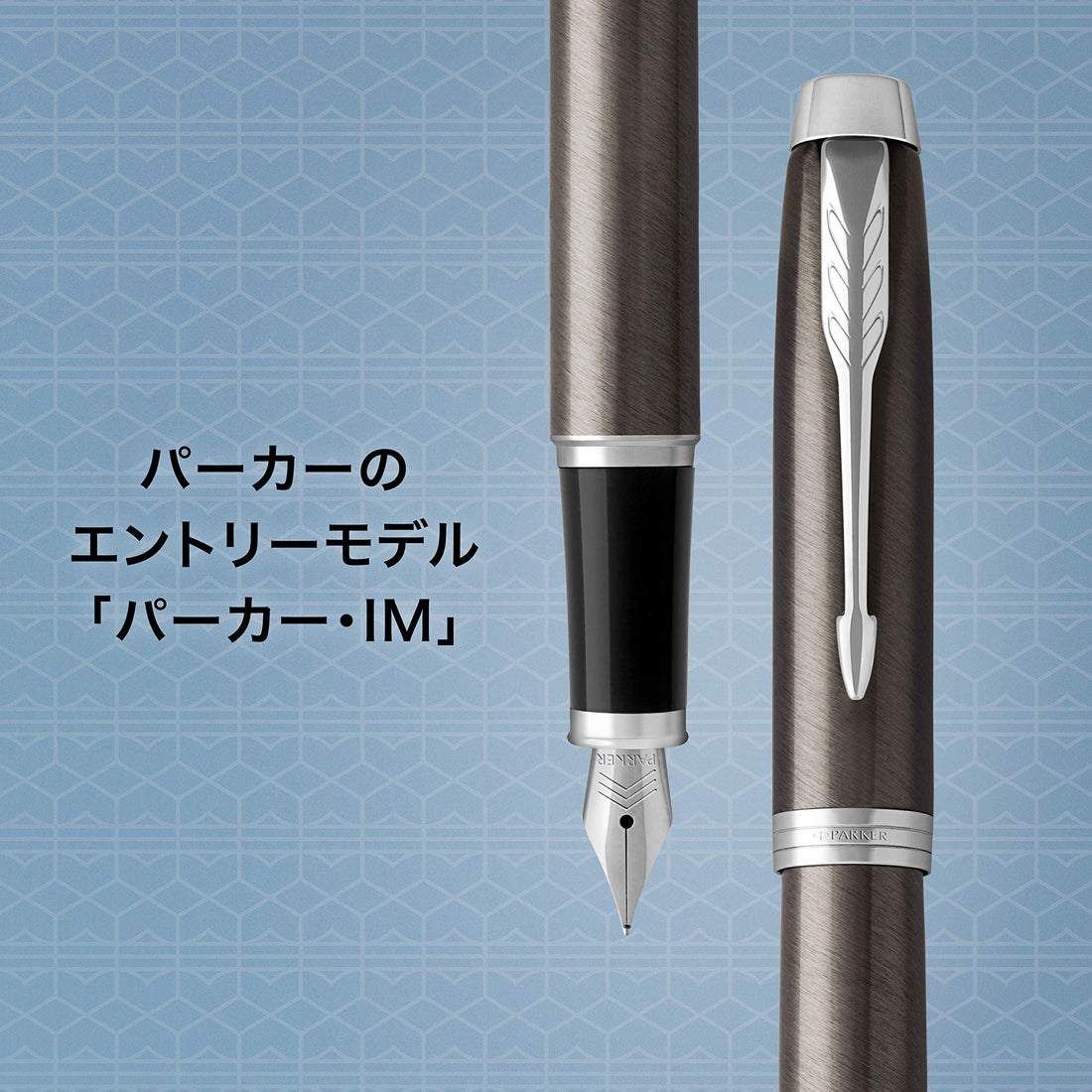 PARKER Fountain Pen IM Dark Espresso CT Fine Point Gift Boxed