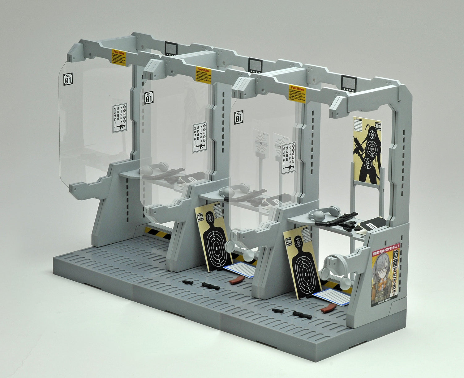 TOMYTEC Little Armory LD010 Shooting Range A Model Kit