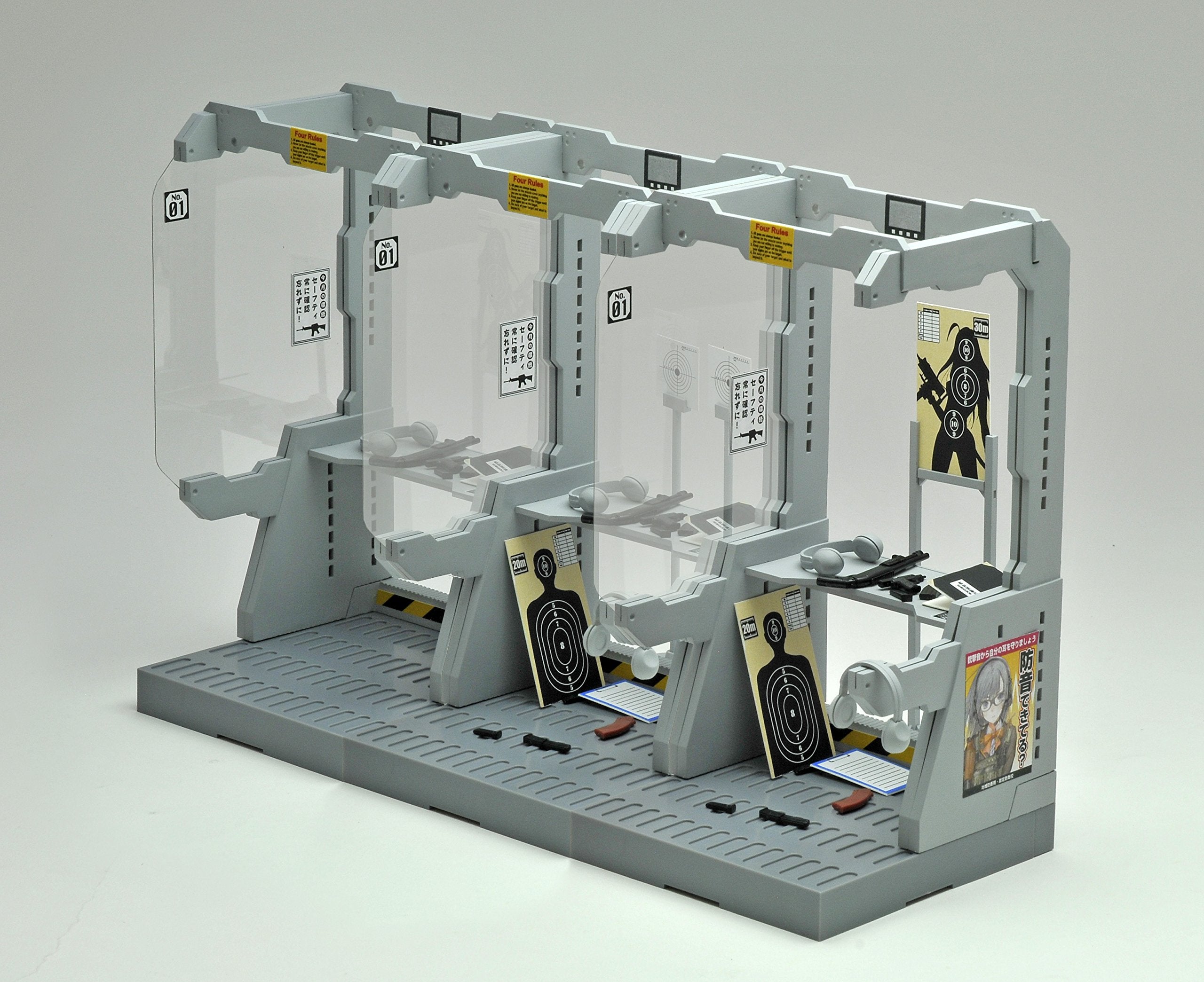 TOMYTEC Little Armory LD010 Shooting Range A Model Kit