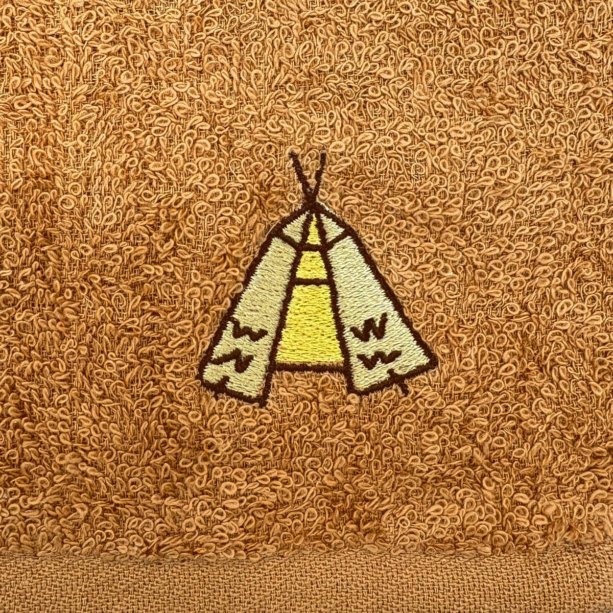 Hayashi Long Face Towel with Antimicrobial Function 34x100cm Brown