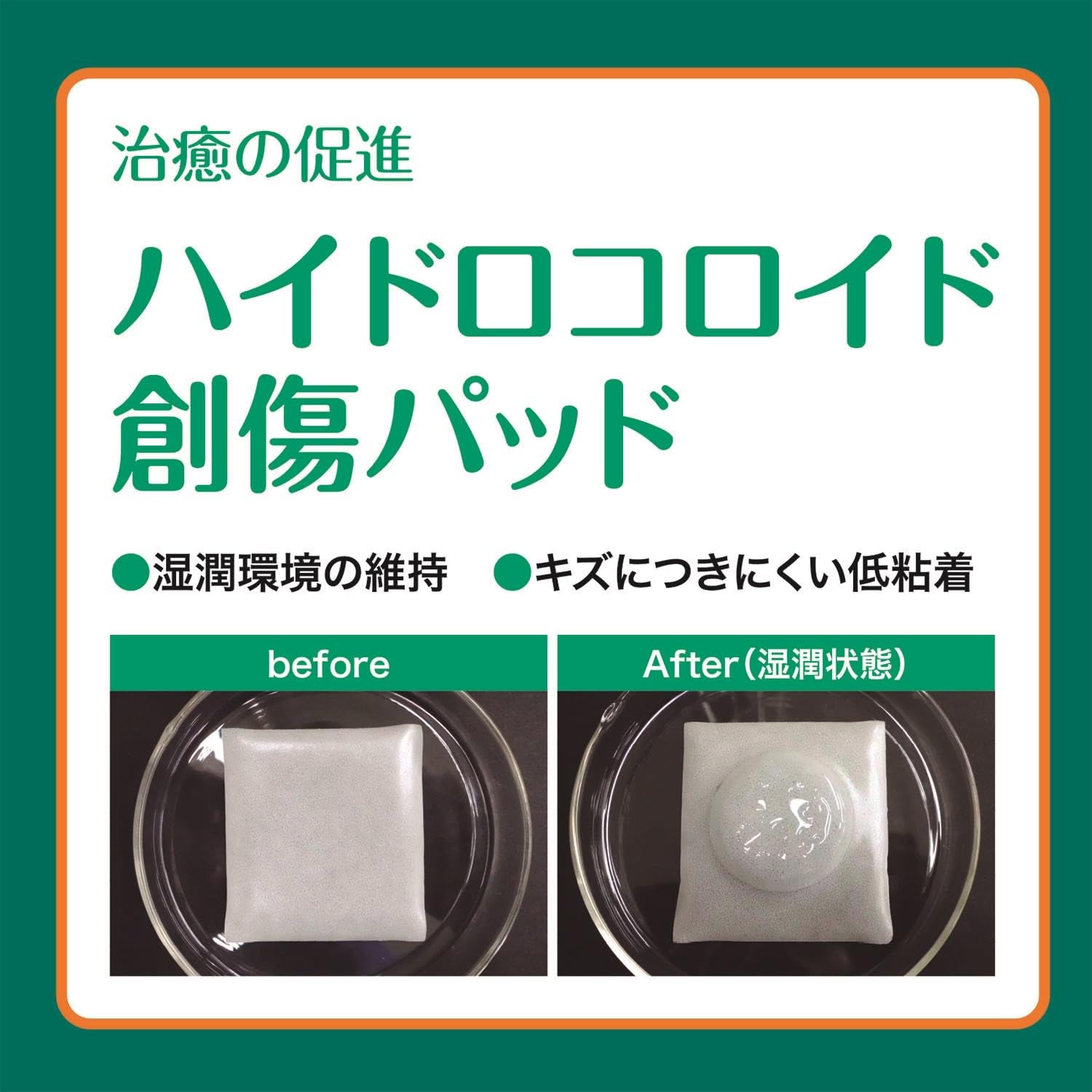 Hakujuuji Hydrocolloid Moist helping address the appearance of Pad Large 3 Count Waterproof Bandages