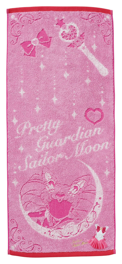 Marushin Sailor Moon Face Towel Chibi Moon Design 34x80cm