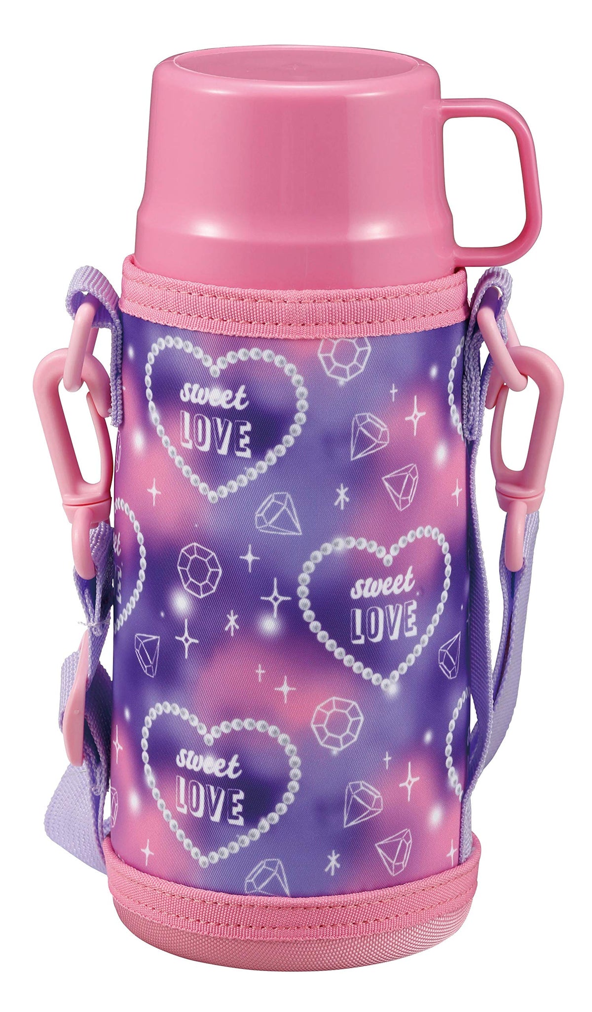 CAPTAIN STAG Insulated Water Bottle with Strap 600ml