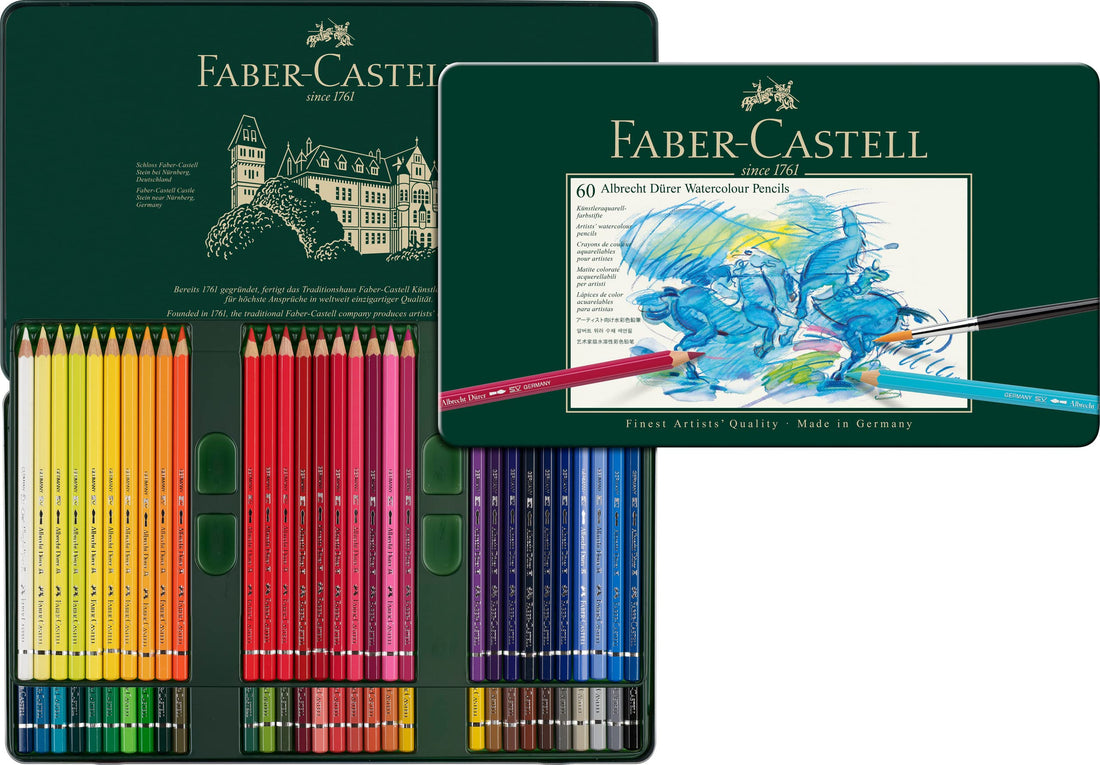 Faber-Castell Albrecht Dürer Watercolor Pencils Set of 60 in Tin
