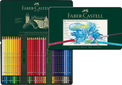 Faber-Castell Albrecht Dürer Watercolor Pencils Set of 60 in Tin
