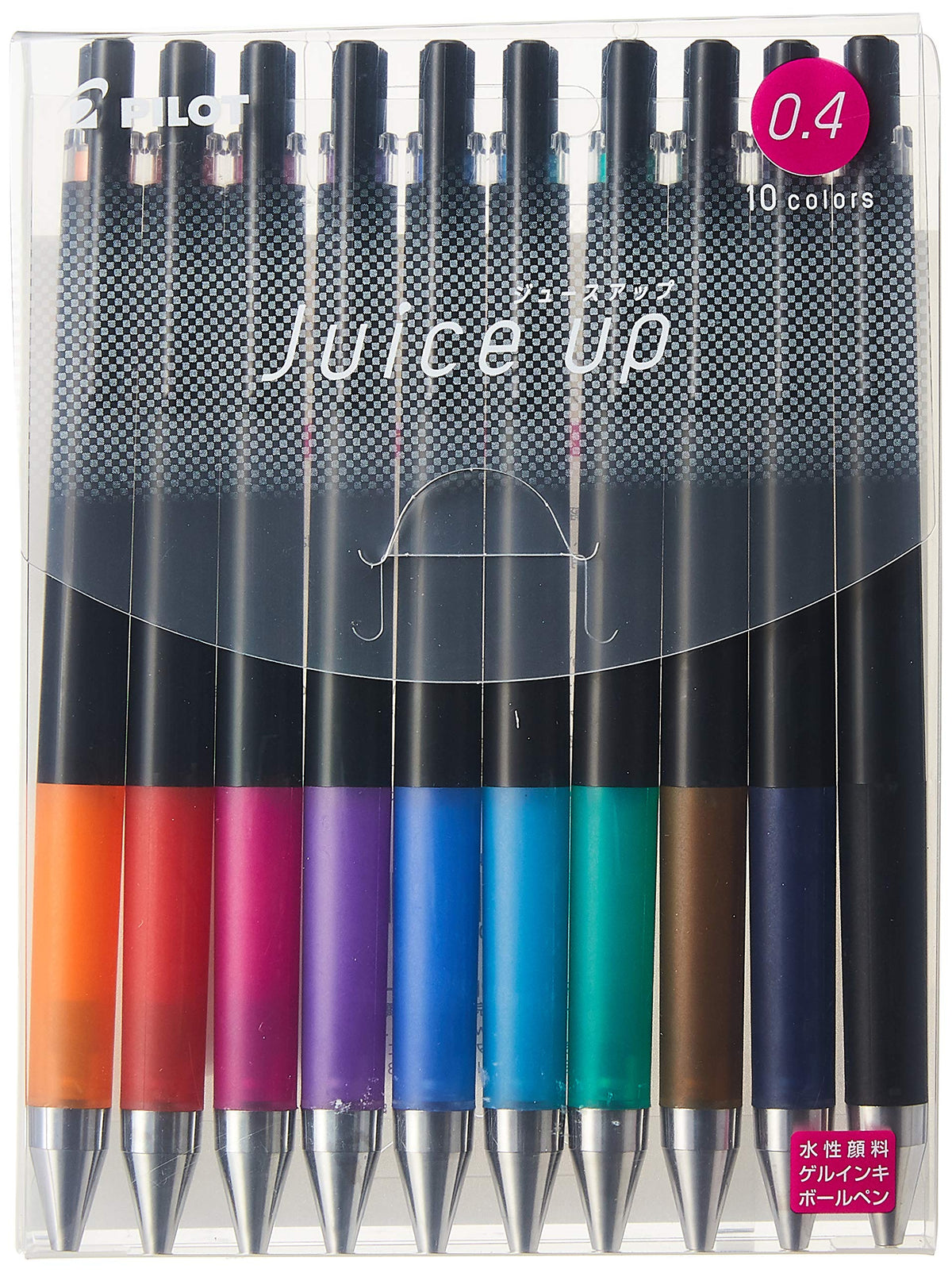 PILOT Juice Up Gel Ballpoint Pen 0.4mm 10 Colors Set