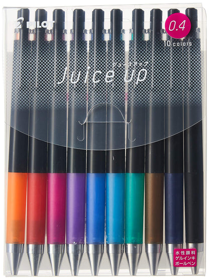 PILOT Juice Up Gel Ballpoint Pen 0.4mm 10 Colors Set