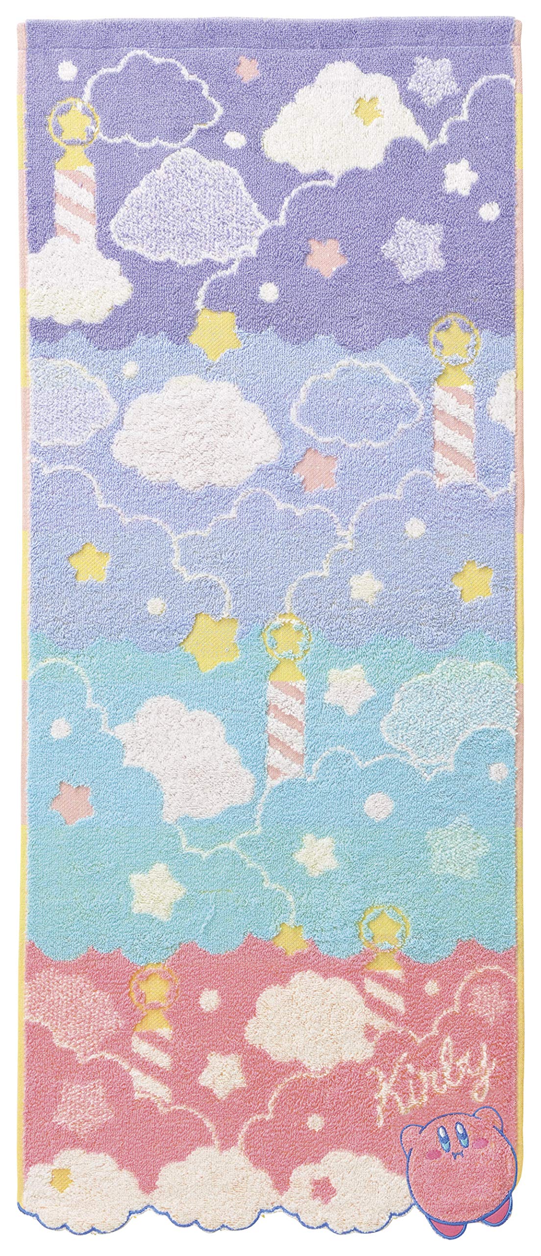 Marushin Face Towel Kirby Character Soft Cotton for Absorbency