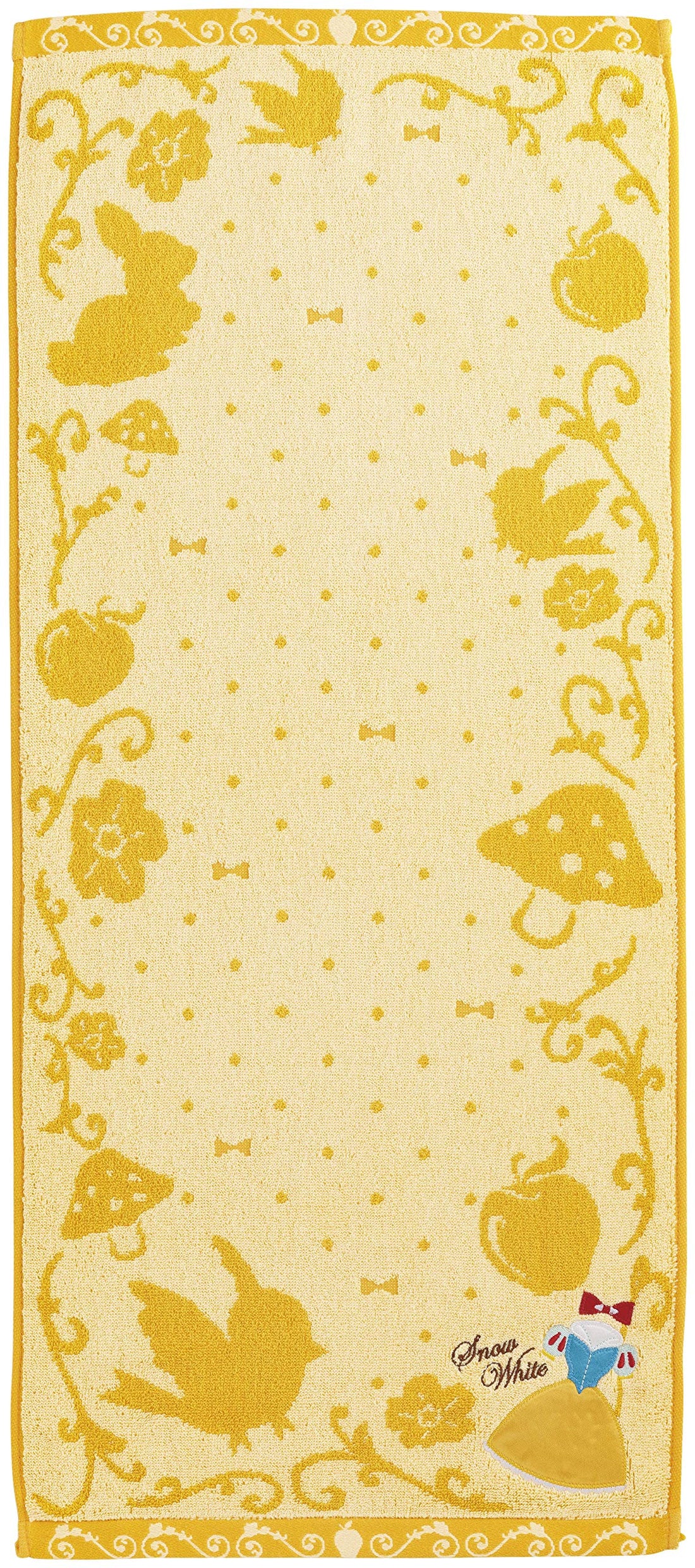 Marushin Disney Snow White Face Towel Cute Yellow Dress 34x80cm