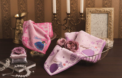 Marushin Disney Princess Little Mermaid Face Towel with Antibacterial Features