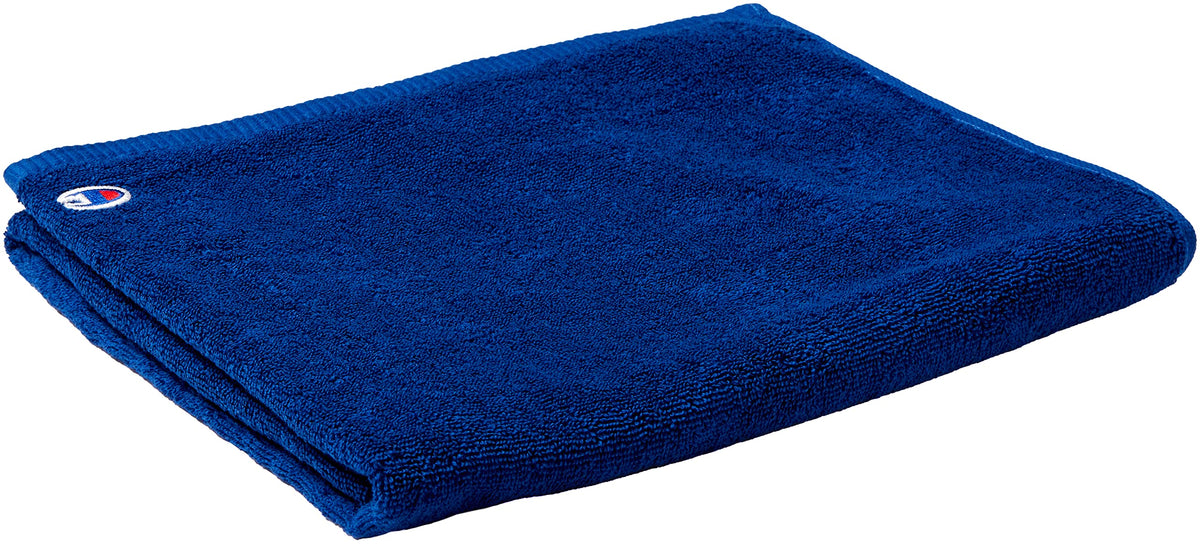 Marushin Sports Towel with Major Patch 34x110cm in Navy