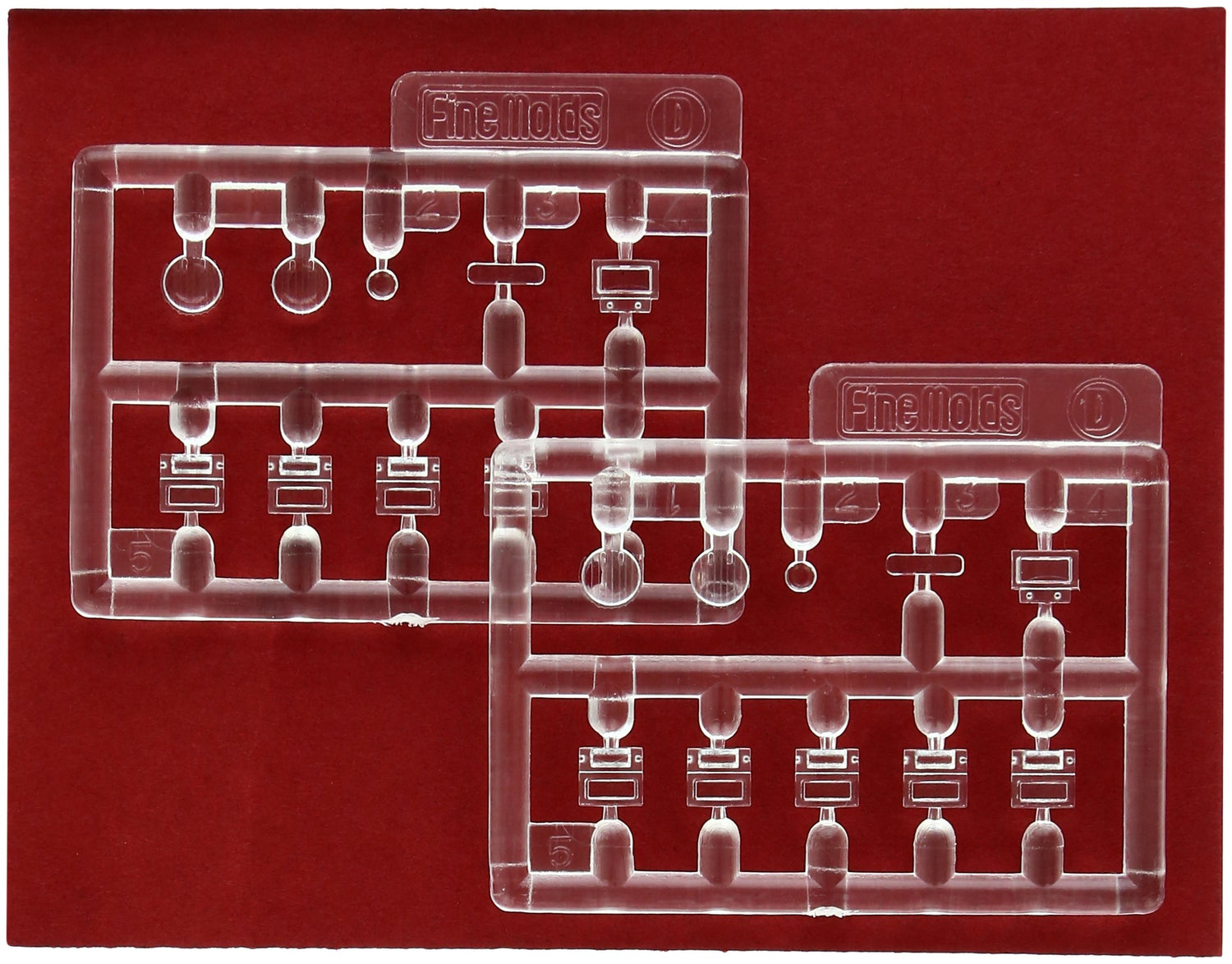 FineMolds 1/35 Military Accessory Japanese Army Tank Bulletproof Glass Set