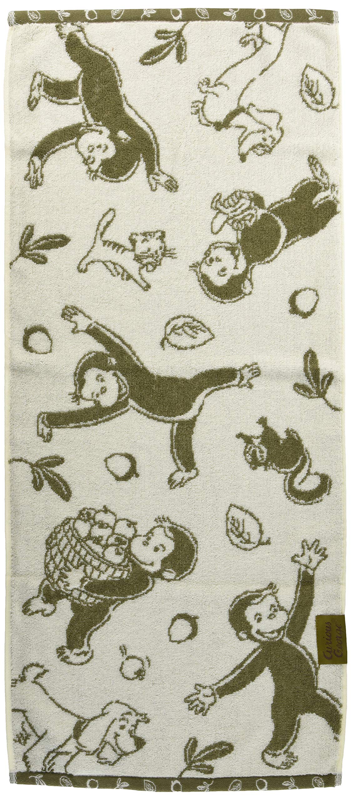 Marushin Face Towel George the Monkey Cotton Organic 2 Sizes
