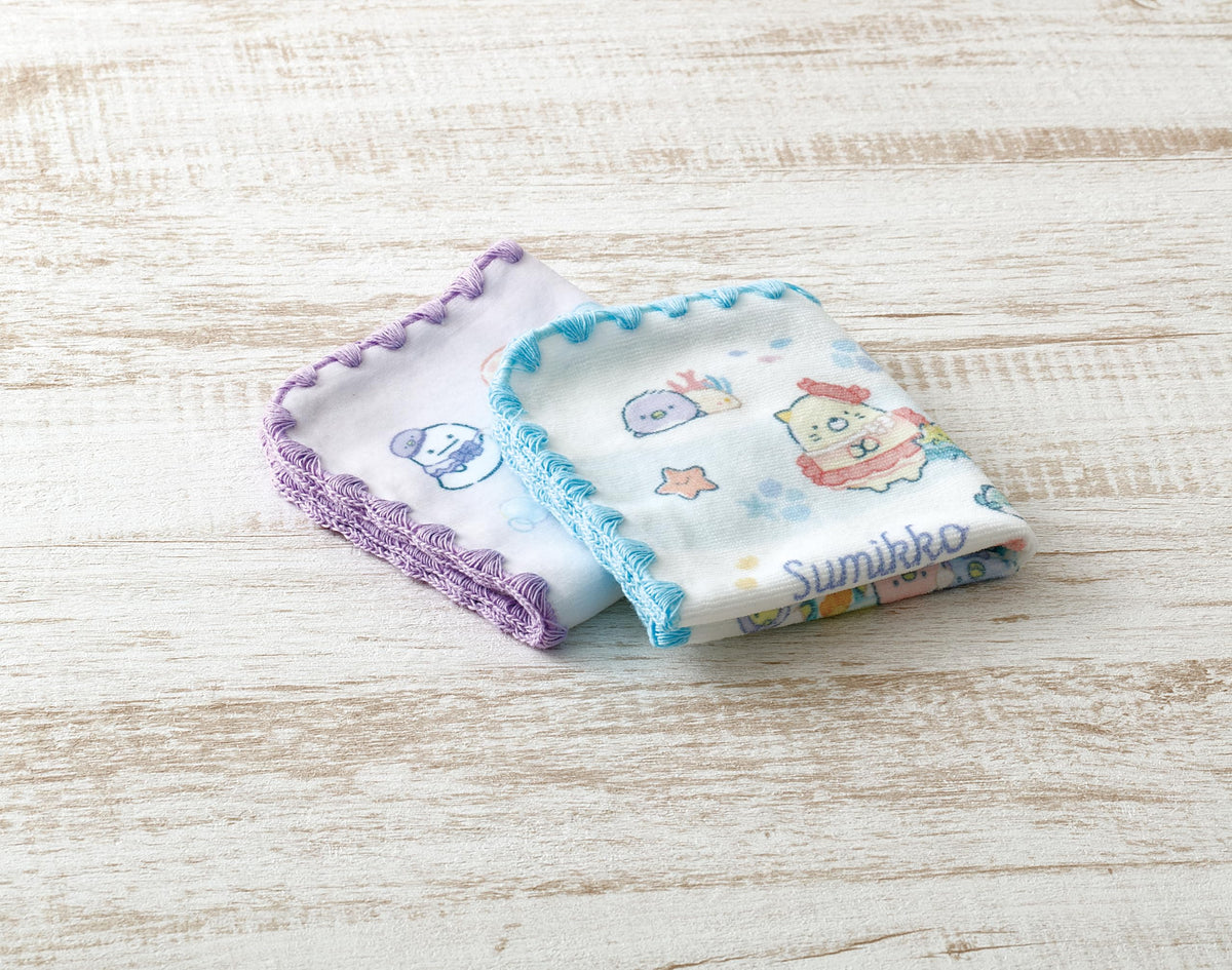 San-X Sumikko Gurashi Penguin Lagoon Mini Towel Soft and Cute