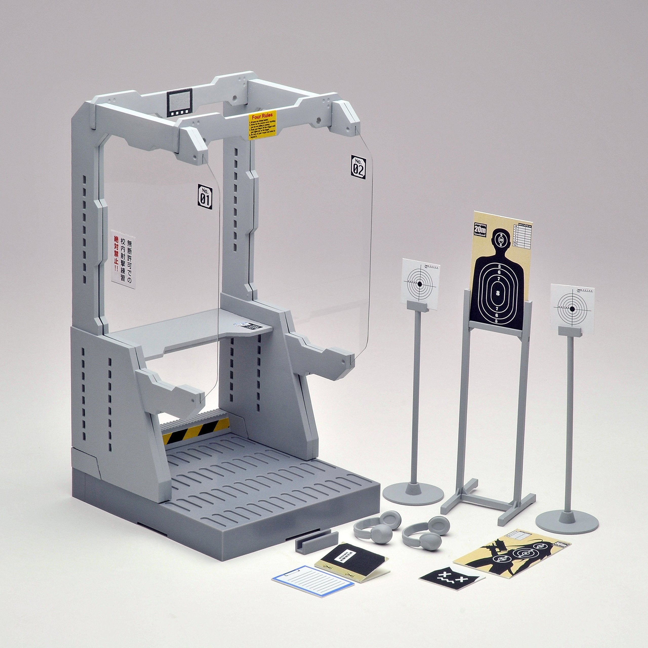 TOMYTEC Little Armory LD010 Shooting Range A Model Kit