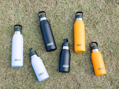 Coleman Double Stainless Steel Bottle 350 Black Vacuum Insulated Water Bottle