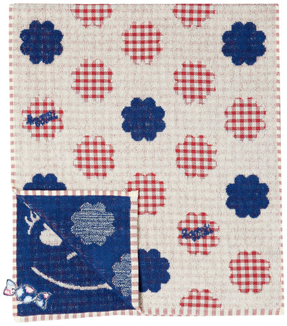Marushin Face Towel Peko&amp;Poko Smile Milky Cotton Antibacterial 2 Sizes