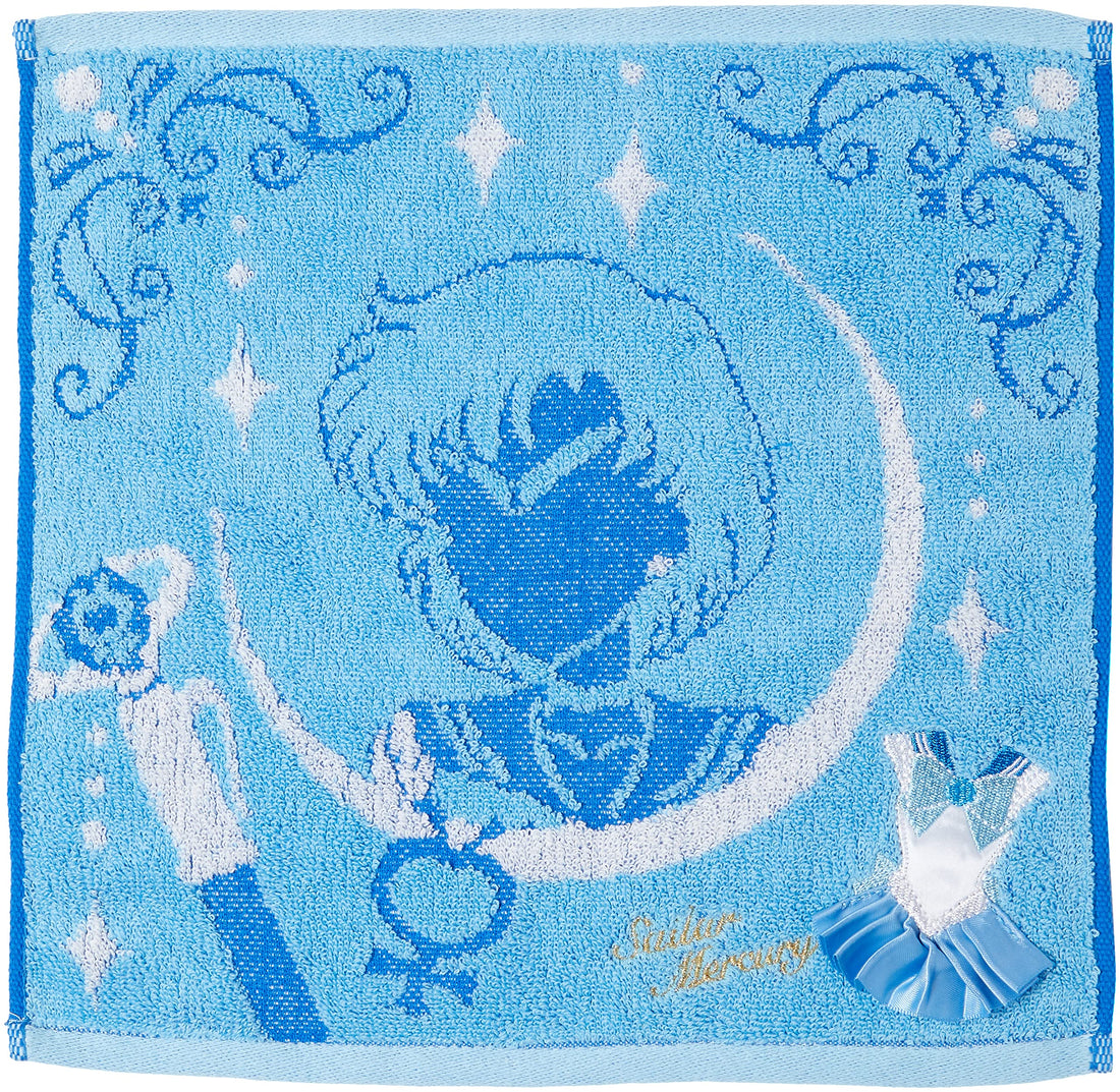 BANDAI Sailor Moon Costume Hand Towel Featuring Sailor Mercury