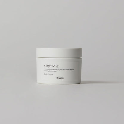 Aíam Body Cream Chapter 8 200g Hydrating Moisturizer for Japanese Skincare