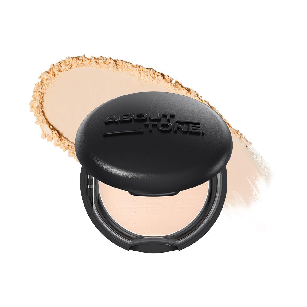 ABOUT TONE Powder Pact Natural Finish 9g for Japanese Skincare
