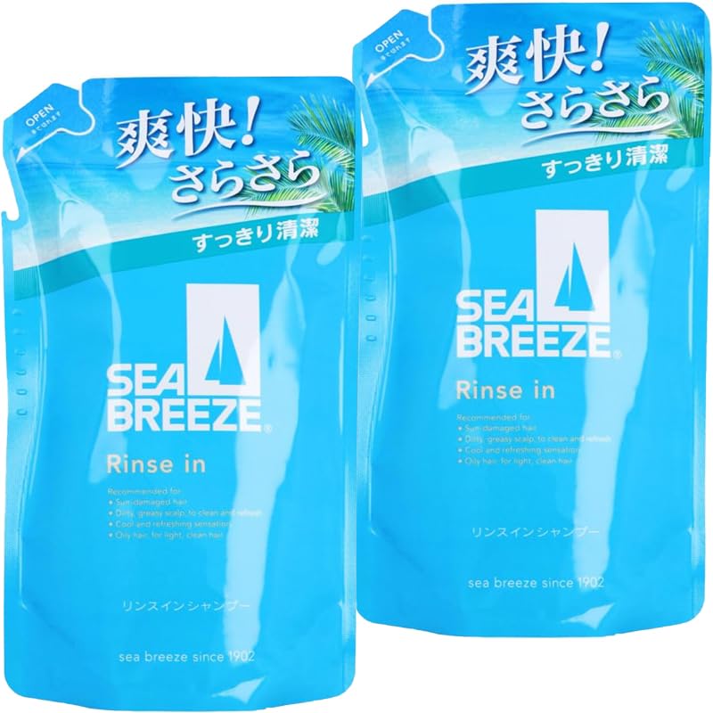 Ace Organic Nature Rinse-In Shampoo Refill Set 330mL x2