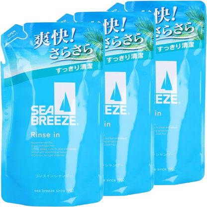 Ace Organic Nature Rinse-In Shampoo Refill Set 330mL x 3