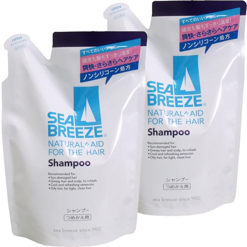 Ace Organic Nature Shampoo Refill 400mL x2 for Japanese Hair Care