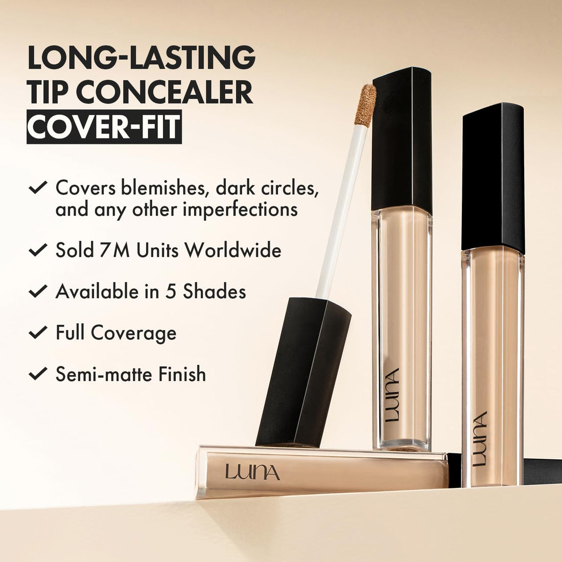 AEKYUNGLUNA Luna Long Lasting Chip Concealer Skin Cover 7.5g