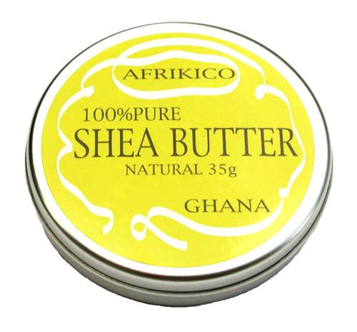 Afurikiko Unrefined Shea Butter Natural Moisturizer 35g