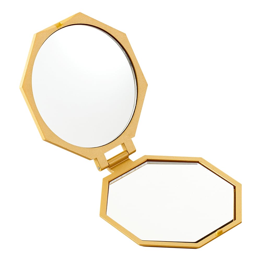 Aimedia Double-Sided Compact Mirror with 10x Magnification