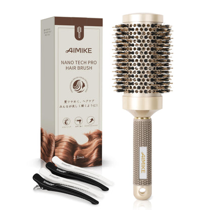 AIMIKE Round Brush for Hair Styling with Nano Ceramic Ion Technology