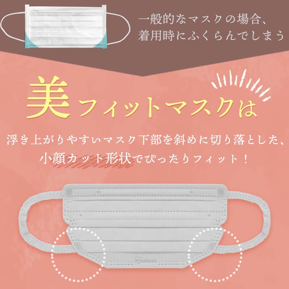 IRIS OHYAMA Beauty Fit Mask 30 Sheets Individually Wrapped Breathable Fabric
