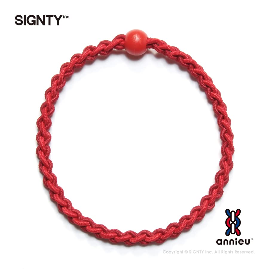 annieu Hair Tie Accessory Bracelet Red for Japanese Hair Care