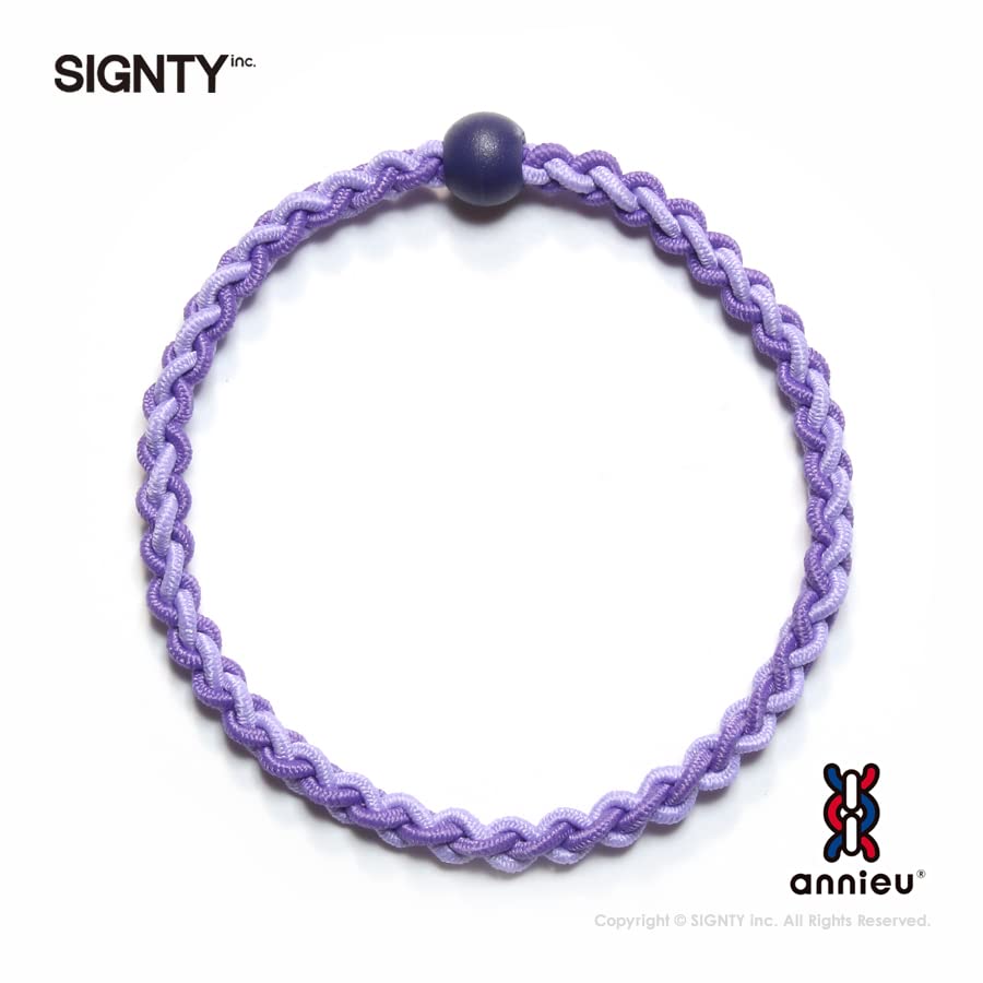 annieu Hair Tie Bracelet Light Purple for Japanese Hair Care