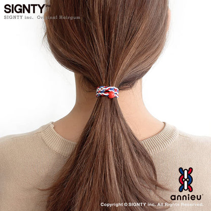 annieu Hair Tie and Accessory Bracelet for Hair Care - Beige
