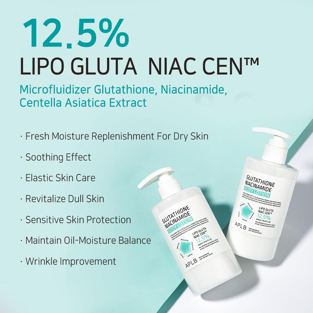 APLB Lotion Corporelle à la Glutathion et Niacinamide 300ml
