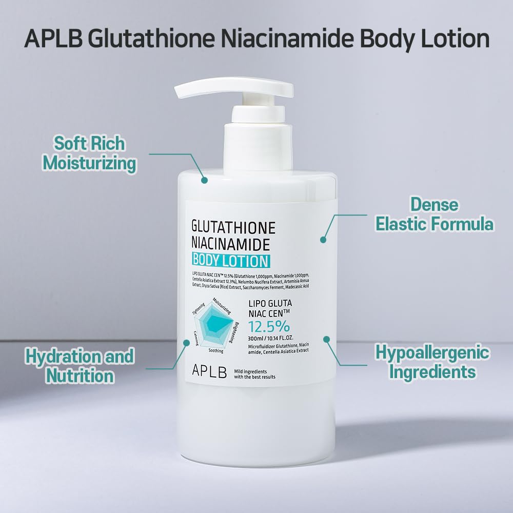 APLB Lotion Corporelle à la Glutathion et Niacinamide 300ml