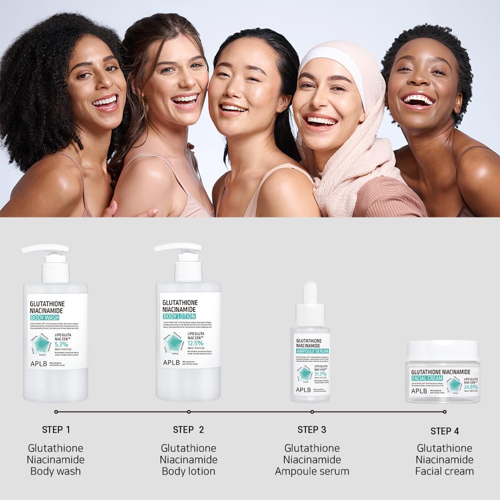 APLB Lotion Corporelle à la Glutathion et Niacinamide 300ml