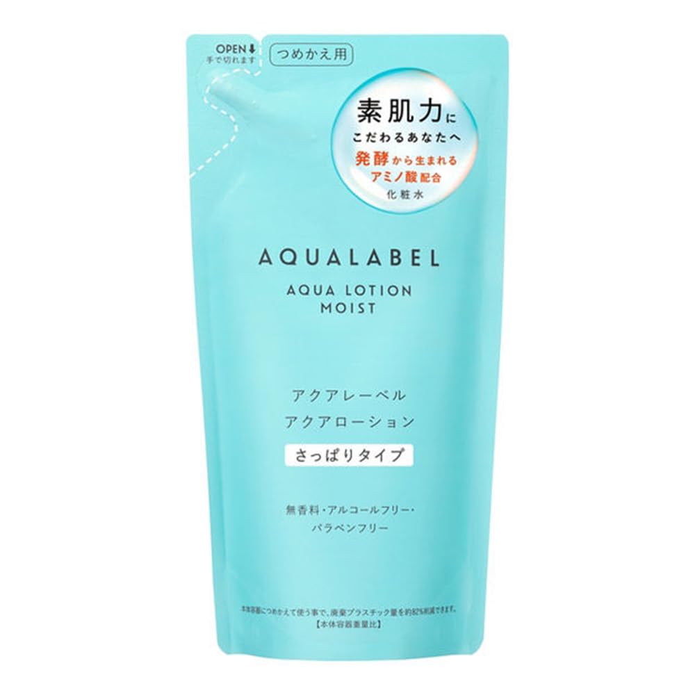 Aqua Label Aqua Lotion (Refreshing) 180mL Refill Moisturizing Lotion Fragrance-Free Alcohol-Free Paraben-Free Colorant-Free Mineral Oil-Free