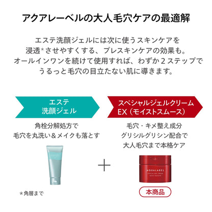 AQUALABEL Special Gel Cream EX Moist Smooth Refill 81g for Japanese Skincare