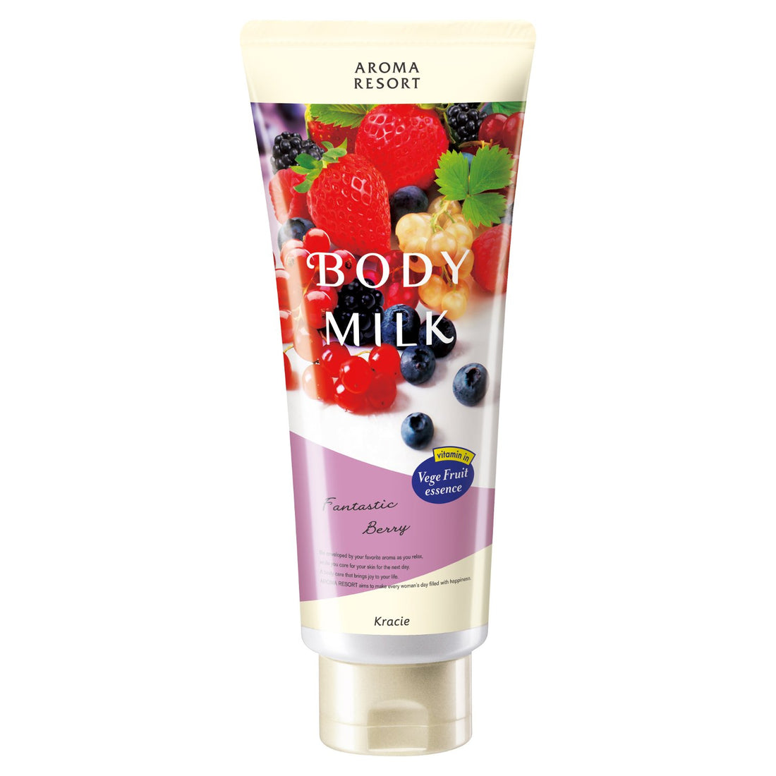 Aroma Resort Body Milk Fantastic Berry 200g for Moisturizing