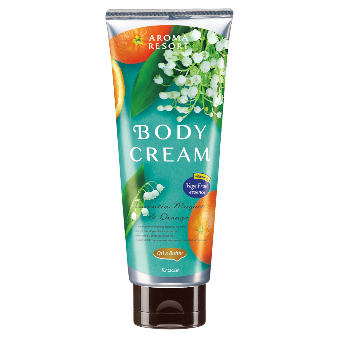 Aroma Resort Body Cream Luscente Amulette & Orange 170g
