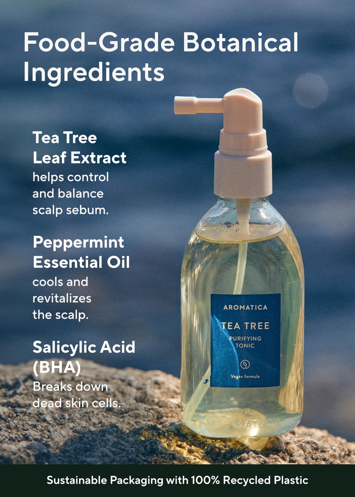AROMATICA Teatree Purifying Tonic 100ml for Scalp Care