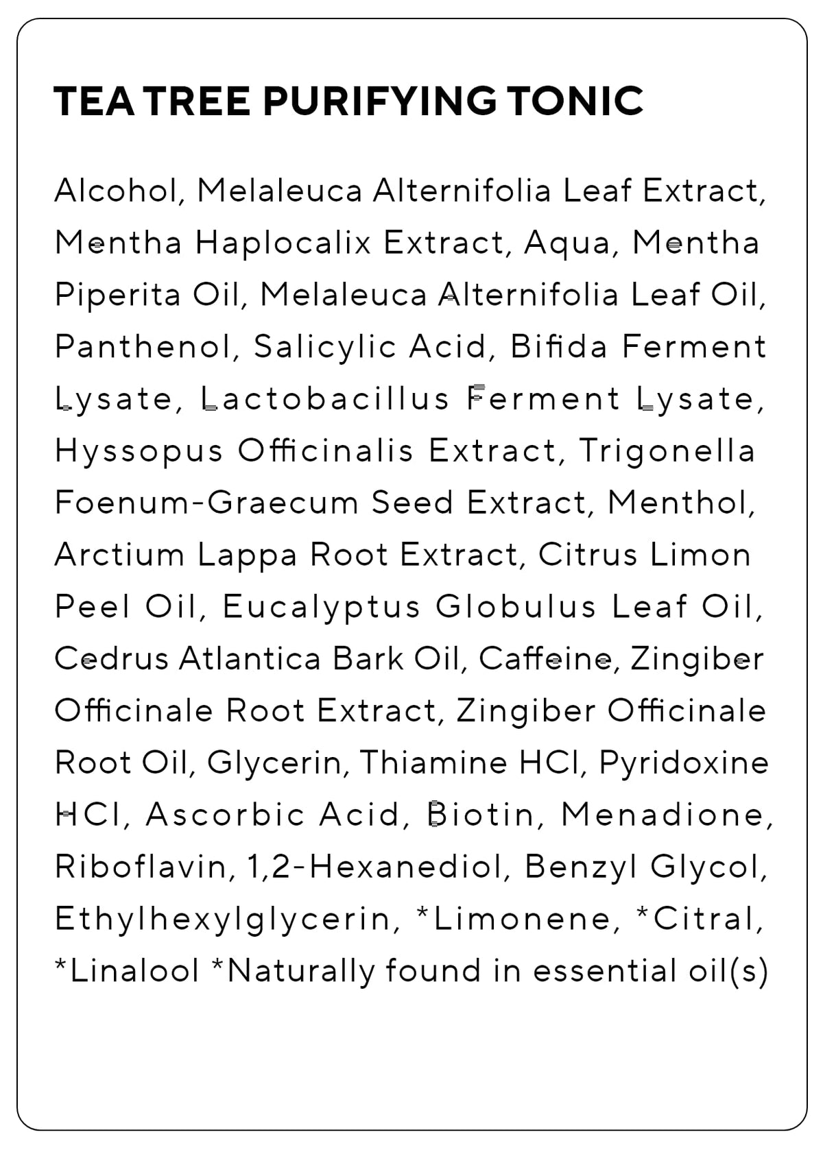 AROMATICA Teatree Purifying Tonic 100ml for Scalp Care